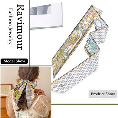 28 de modele Bentite lungi Accesorii pentru păr la modă pentru femei Esarfă Panglici Suport pentru coadă de cal Bandană cu mai multe utilizări Bandană pentru fete