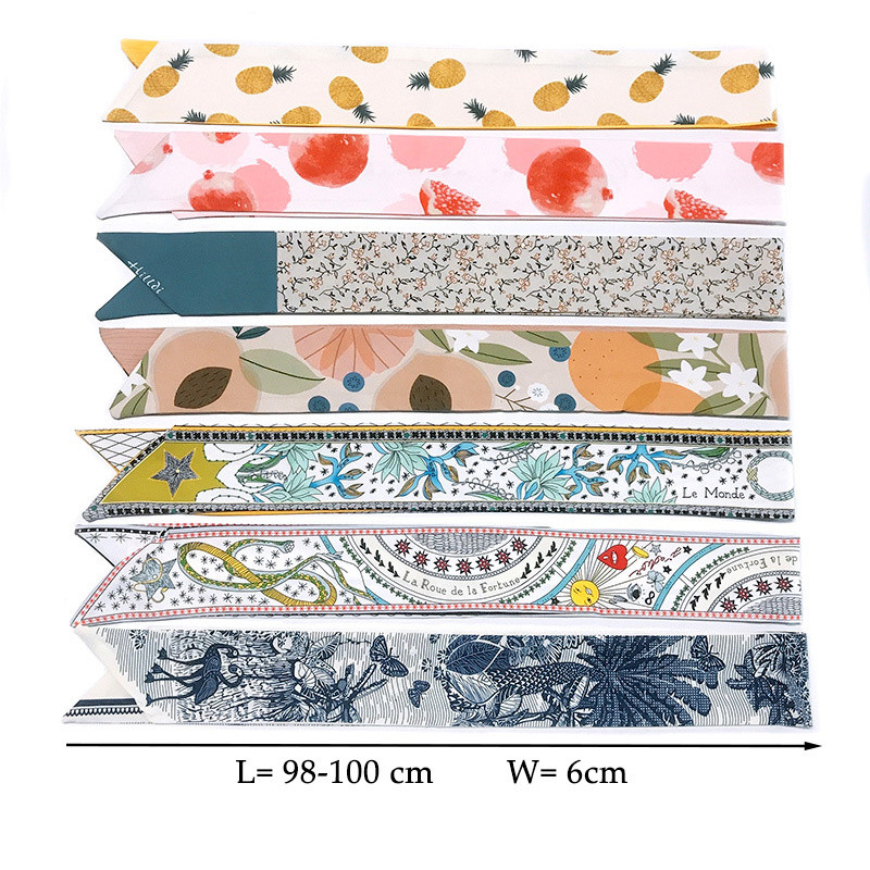 28 de modele Bentite lungi Accesorii pentru păr la modă pentru femei Esarfă Panglici Suport pentru coadă de cal Bandană cu mai multe utilizări Bandană pentru fete