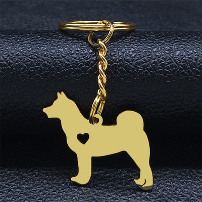 Mood Chihuahua koera kristallist võtmehoidja kott Aksessuaarid naistele Kollane kuldne võtmehoidja Ehted llaveros para mujer K2502S01