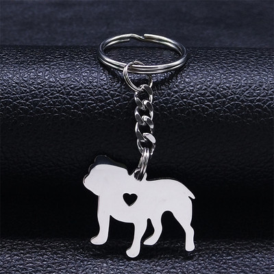 Mood Chihuahua koera kristallist võtmehoidja kott Aksessuaarid naistele Kollane kuldne võtmehoidja Ehted llaveros para mujer K2502S01