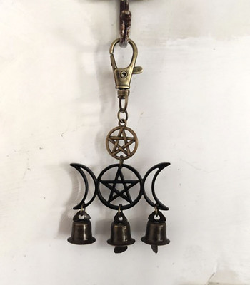 12type Witch Bells Magic Bell Μπρελόκ Pagan Energy Decor Magic Home Protection Διώξε το κακό Γοτθικό κόσμημα μάγισσας