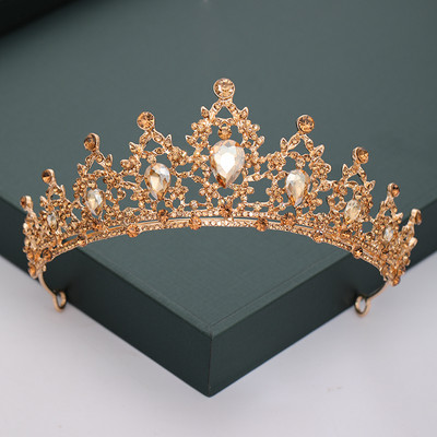 Auriu, argintiu, diademe și coroane, pentru nuntă, petrecere, perle de cristal, diademe, strasuri, ornamente pentru cap, accesorii de modă