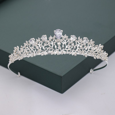 Auriu, argintiu, diademe și coroane, pentru nuntă, petrecere, perle de cristal, diademe, strasuri, ornamente pentru cap, accesorii de modă
