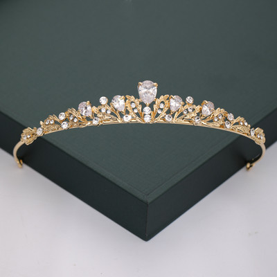 Auriu, argintiu, diademe și coroane, pentru nuntă, petrecere, perle de cristal, diademe, strasuri, ornamente pentru cap, accesorii de modă