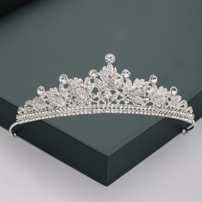 Auriu, argintiu, diademe și coroane, pentru nuntă, petrecere, perle de cristal, diademe, strasuri, ornamente pentru cap, accesorii de modă