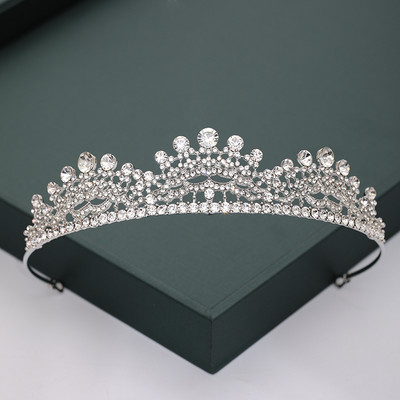 Auriu, argintiu, diademe și coroane, pentru nuntă, petrecere, perle de cristal, diademe, strasuri, ornamente pentru cap, accesorii de modă