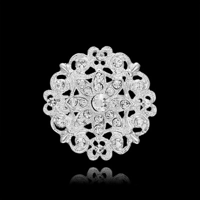 Ace pentru broșă cu flori de cristal pentru femei, broșe cu flori de un albastru intens, pentru plante, insigna elegantă, bijuterii, broșă pentru petrecere de nuntă, cadouri de petrecere