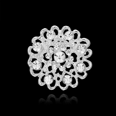 Ace pentru broșă cu flori de cristal pentru femei, broșe cu flori de un albastru intens, pentru plante, insigna elegantă, bijuterii, broșă pentru petrecere de nuntă, cadouri de petrecere