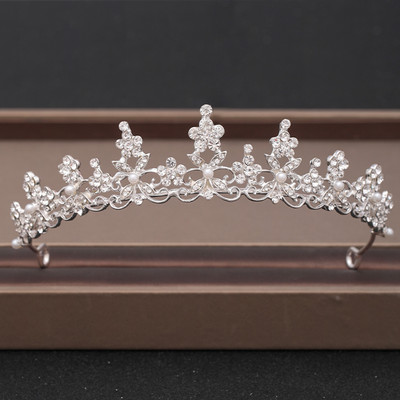 Coroana de nunta Bijuterii de par Casca de mireasa femeie baroc Strasuri Tiare de cristal Coroane de petrecere de mireasa Accesorii de par de nunta