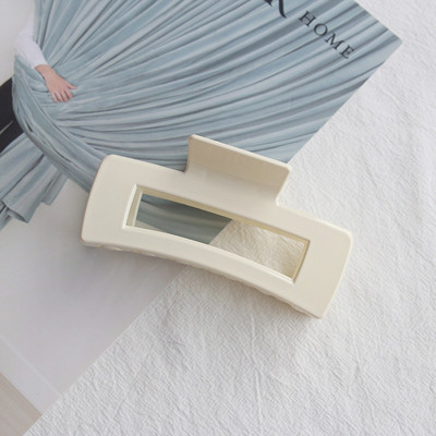 7Designs Agrafă mare acrilic pentru păr, accesorii pentru păr pentru femei, culoarea jeleului coreeană, agrafă mare pentru gheare de păr, clemă de crab din rășină.