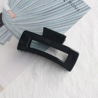 7Designs Agrafă mare acrilic pentru păr, accesorii pentru păr pentru femei, culoarea jeleului coreeană, agrafă mare pentru gheare de păr, clemă de crab din rășină.