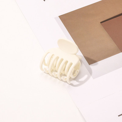 7Designs Agrafă mare acrilic pentru păr, accesorii pentru păr pentru femei, culoarea jeleului coreeană, agrafă mare pentru gheare de păr, clemă de crab din rășină.