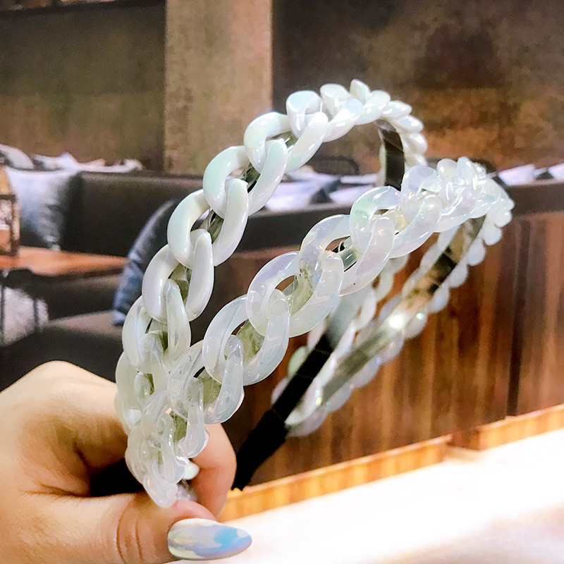 Nou 2021, lanț de acetat, aur, argint, benzite pentru păr, accesorii pentru femei, bentiță pentru fete de modă vintage, cerc, ornamente de păr pentru femei.