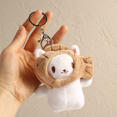 1 bucată drăguț set de cap de snapper breloc pisică de pluș figură de acțiune breloc papușă pandantiv geantă accesorii breloc pentru copii