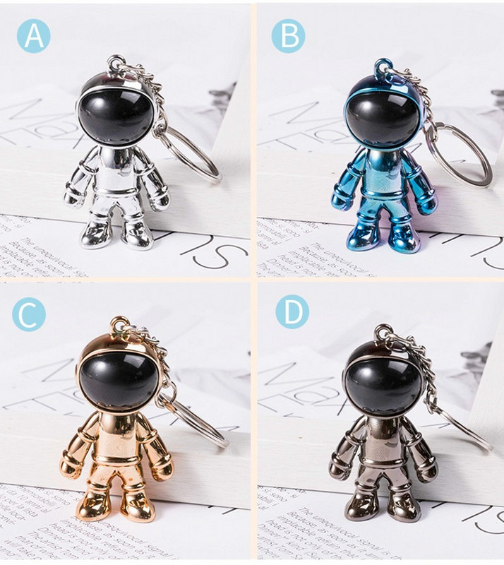 Breloc astronaut la modă, drăguț, drăguț, hip hop, colorat, astronaut, breloc anime, femei, bărbați, adolescenți, bijuterii, cadouri