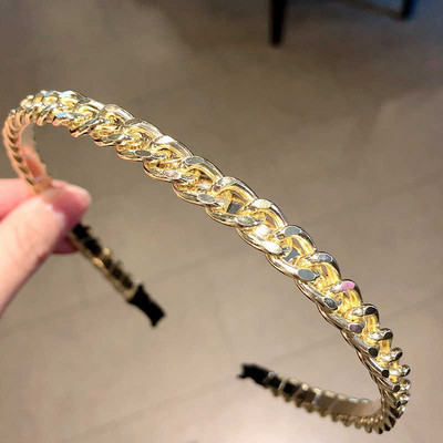 Benzile de păr cu perle de simulare de modă Accesorii pentru păr femei coreeană arc lucrat manual Cercuri rotunde bentiță ornamente de nuntă 2021 nou