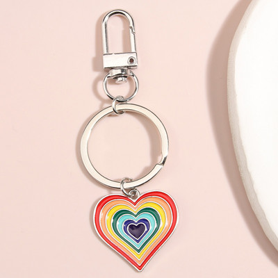 Breloc cu nor curcubeu drăguț Smile Face Breloc emailat Breloc pentru femei, fete, accesoriu pentru geantă, bricolaj, bijuterii lucrate manual, cadouri