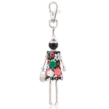 Fashion Women Keychain New Statement Charm Metal Keychain for Lady Jewelry Χαριτωμένο δώρο Γυναικεία μοντέρνα τσάντα μενταγιόν χονδρικής