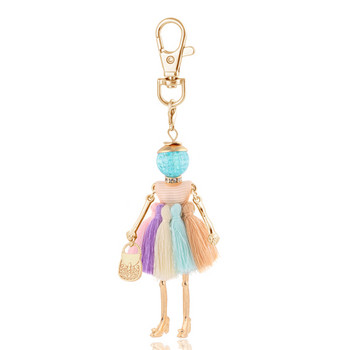 Fashion Women Keychain New Statement Charm Metal Keychain for Lady Jewelry Χαριτωμένο δώρο Γυναικεία μοντέρνα τσάντα μενταγιόν χονδρικής