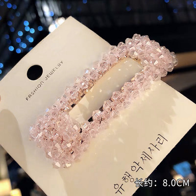 2019 Accesorii pentru bijuterii de păr Femei Ace de păr Mărgele de cristal Handmade Snap Barrettes Stick Decorație de modă pentru coafură de păr
