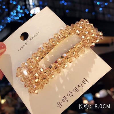 2019 Accesorii pentru bijuterii de păr Femei Ace de păr Mărgele de cristal Handmade Snap Barrettes Stick Decorație de modă pentru coafură de păr