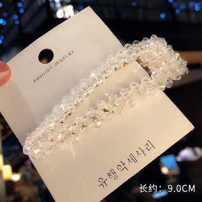 2019 Accesorii pentru bijuterii de păr Femei Ace de păr Mărgele de cristal Handmade Snap Barrettes Stick Decorație de modă pentru coafură de păr
