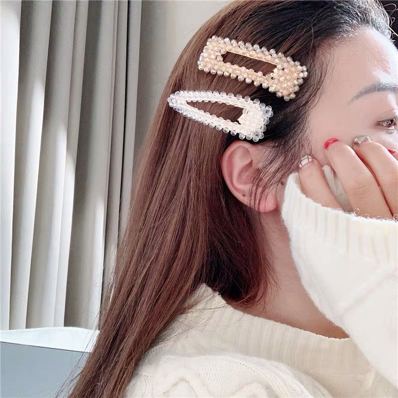 2019 Accesorii pentru bijuterii de păr Femei Ace de păr Mărgele de cristal Handmade Snap Barrettes Stick Decorație de modă pentru coafură de păr