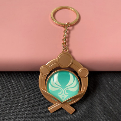 Joc Genshin Impact Vision Lnazuma Ganyu Keqing Wendi Xiao Breloc Luminous 7 Elemente Arme Ochiul lui Dumnezeu Original Toy Breloc