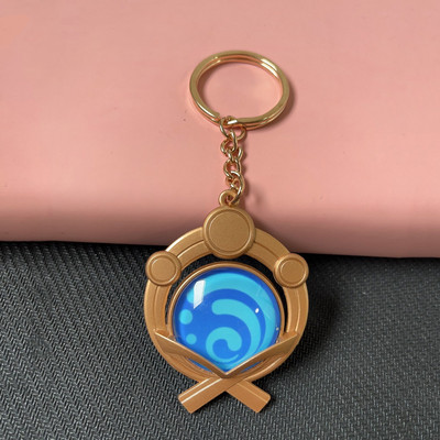 Joc Genshin Impact Vision Lnazuma Ganyu Keqing Wendi Xiao Breloc Luminous 7 Elemente Arme Ochiul lui Dumnezeu Original Toy Breloc