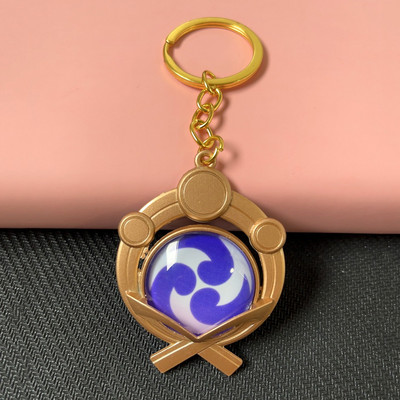 Joc Genshin Impact Vision Lnazuma Ganyu Keqing Wendi Xiao Breloc Luminous 7 Elemente Arme Ochiul lui Dumnezeu Original Toy Breloc