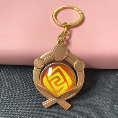 Joc Genshin Impact Vision Lnazuma Ganyu Keqing Wendi Xiao Breloc Luminous 7 Elemente Arme Ochiul lui Dumnezeu Original Toy Breloc