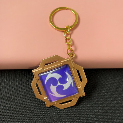 Joc Genshin Impact Vision Lnazuma Ganyu Keqing Wendi Xiao Breloc Luminous 7 Elemente Arme Ochiul lui Dumnezeu Original Toy Breloc