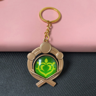 Joc Genshin Impact Vision Lnazuma Ganyu Keqing Wendi Xiao Breloc Luminous 7 Elemente Arme Ochiul lui Dumnezeu Original Toy Breloc