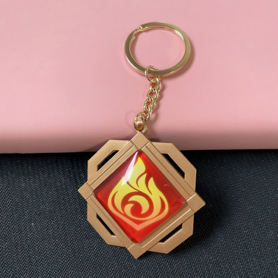 Joc Genshin Impact Vision Lnazuma Ganyu Keqing Wendi Xiao Breloc Luminous 7 Elemente Arme Ochiul lui Dumnezeu Original Toy Breloc