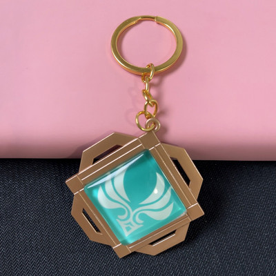 Joc Genshin Impact Vision Lnazuma Ganyu Keqing Wendi Xiao Breloc Luminous 7 Elemente Arme Ochiul lui Dumnezeu Original Toy Breloc