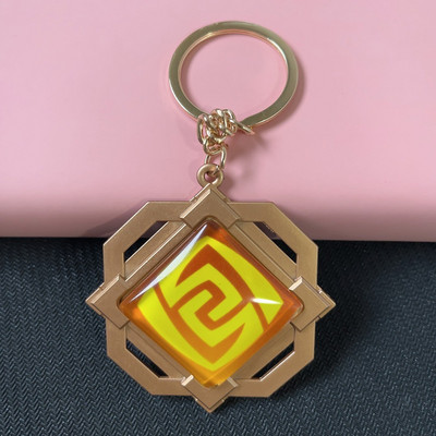 Joc Genshin Impact Vision Lnazuma Ganyu Keqing Wendi Xiao Breloc Luminous 7 Elemente Arme Ochiul lui Dumnezeu Original Toy Breloc