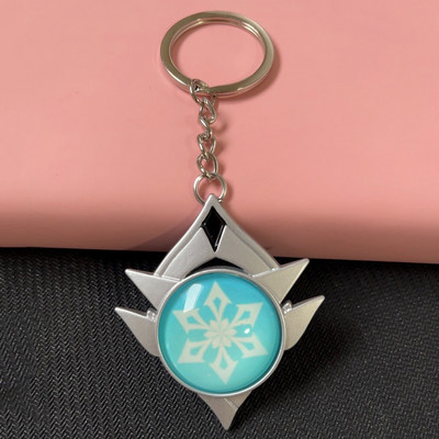 Joc Genshin Impact Vision Lnazuma Ganyu Keqing Wendi Xiao Breloc Luminous 7 Elemente Arme Ochiul lui Dumnezeu Original Toy Breloc