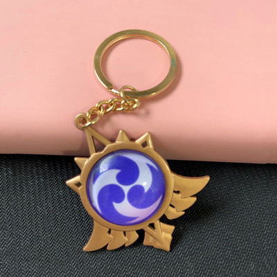 Joc Genshin Impact Vision Lnazuma Ganyu Keqing Wendi Xiao Breloc Luminous 7 Elemente Arme Ochiul lui Dumnezeu Original Toy Breloc