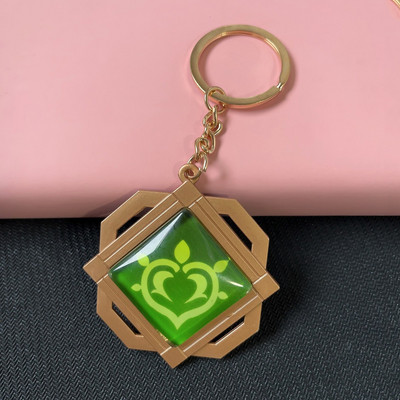 Joc Genshin Impact Vision Lnazuma Ganyu Keqing Wendi Xiao Breloc Luminous 7 Elemente Arme Ochiul lui Dumnezeu Original Toy Breloc