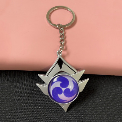 Joc Genshin Impact Vision Lnazuma Ganyu Keqing Wendi Xiao Breloc Luminous 7 Elemente Arme Ochiul lui Dumnezeu Original Toy Breloc