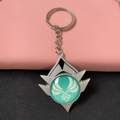 Joc Genshin Impact Vision Lnazuma Ganyu Keqing Wendi Xiao Breloc Luminous 7 Elemente Arme Ochiul lui Dumnezeu Original Toy Breloc