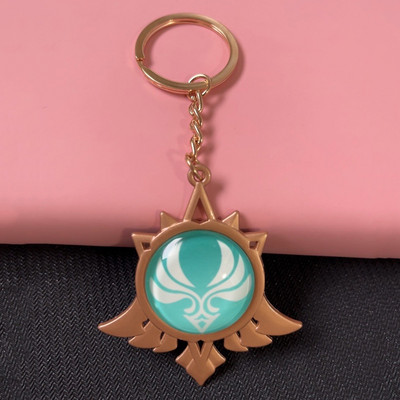 Joc Genshin Impact Vision Lnazuma Ganyu Keqing Wendi Xiao Breloc Luminous 7 Elemente Arme Ochiul lui Dumnezeu Original Toy Breloc