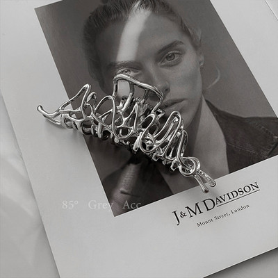 Nou 2022 Agrafă mare de păr cu perle pentru femei, metal, aur, argint, accesorii de păr, bijuterii de păr din Coreea, agrafe mari, gheare