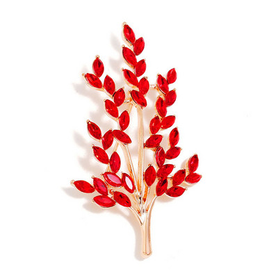 Búzafül virág kristály brossok csokor új női melltű ékszer kiegészítők ajándék broche De Flores