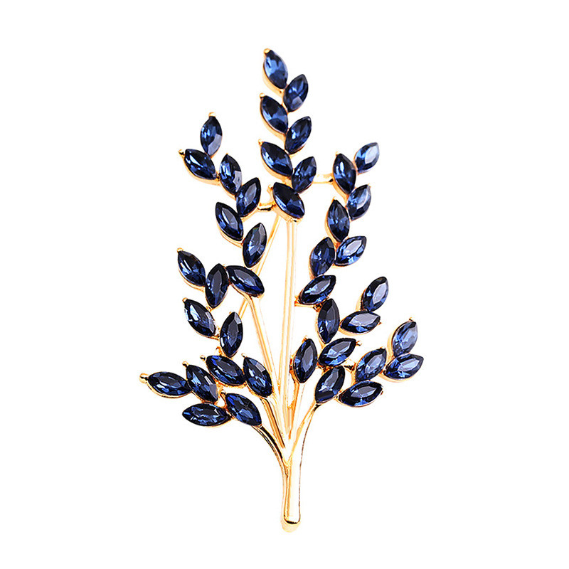 Búzafül virág kristály brossok csokor új női melltű ékszer kiegészítők ajándék broche De Flores