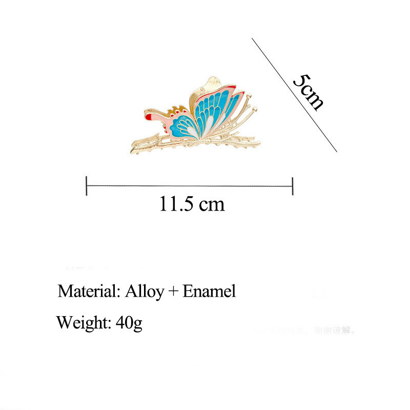 Agrafe cu gheare de păr fluture mari de lux pentru femei Trend Coreea Accesorii pentru păr Metal auriu Cleme mari crab rechin Femeie 2023 Nou