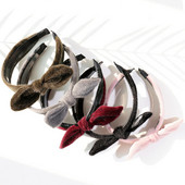 Benzile de păr din catifea Cercete de diademă pentru femei pentru fete Accesorii de păr drăguțe Coreeană cu fundă mare dinți Benzi de pieptene Bijuterii pentru petrecere cu ridicata