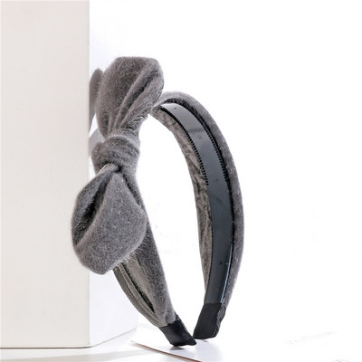 Benzile de păr din catifea Cercete de diademă pentru femei pentru fete Accesorii de păr drăguțe Coreeană cu fundă mare dinți Benzi de pieptene Bijuterii pentru petrecere cu ridicata