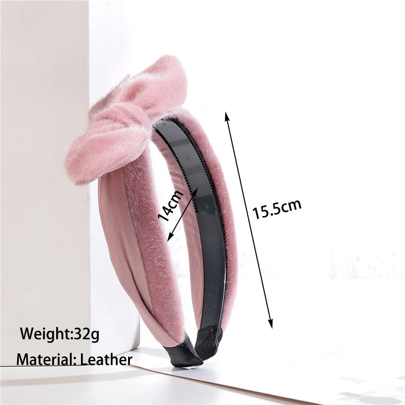 Benzile de păr din catifea Cercete de diademă pentru femei pentru fete Accesorii de păr drăguțe Coreeană cu fundă mare dinți Benzi de pieptene Bijuterii pentru petrecere cu ridicata