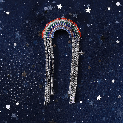 Dmari Luksuslikud Ehted Rhinestone pika lõngaga Tutt Prossid Korea moodne kikilips revääritihvt Naistele Rõivad Aksessuaarid